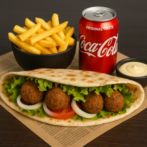 Solrol Felafel Meal Deal (Solrol Felafel + Fries + Drink)